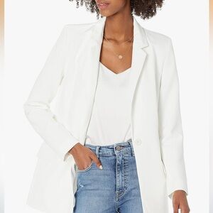 NWT • The Drop • Women's Blake Long Blazer • Ivory • 5X